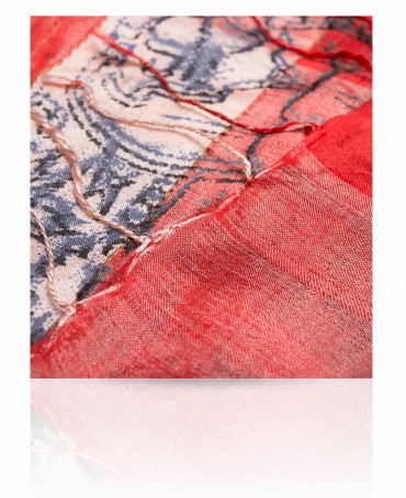 Шарф Женский SN-EMB.PRINT/BEIGE